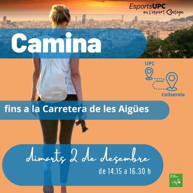 de UPC a Carretera de les Aigües Collserola