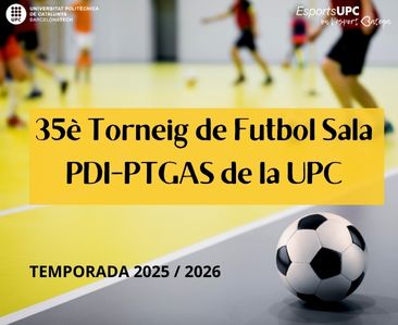 35è Torneig Futbol Sala PDI-PTGAS