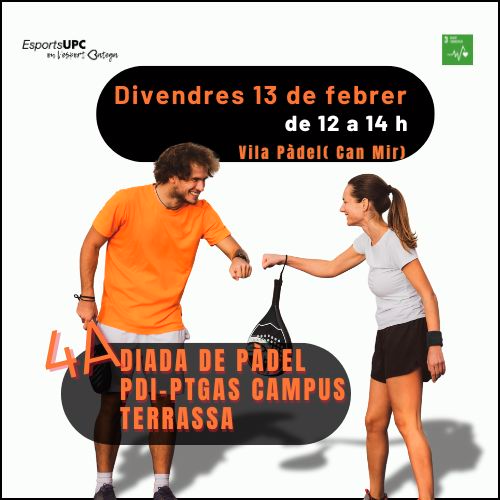 4a DIADA DE PÀDEL PDI-PTGAS CAMPUS TERRASSA